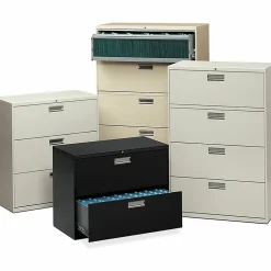 HON® Brigade® 600 36"W x 18"D Lateral 2-Drawer File Cabinet, Putty