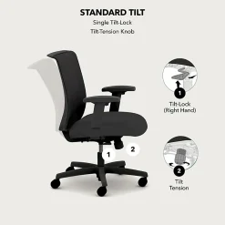 HON® Convergence Task Chair, Basalt/Black, HONCMY1AUR10