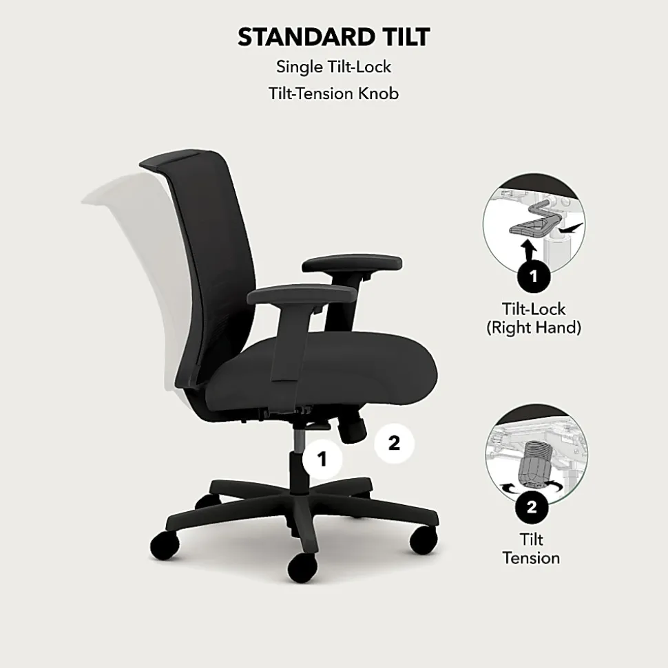 HON® Convergence Task Chair, Basalt/Black, HONCMY1AUR10