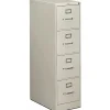HON® 510 25"D Vertical 4-Drawer File Cabinet, Light Gray