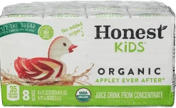 Honest Kids Organic Juice Boxes, Apple, 6 Oz, Total Qty 40