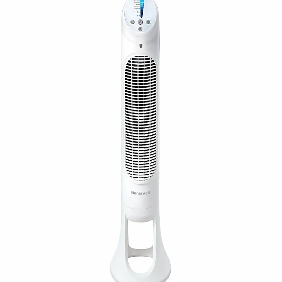 Honeywell QuietSet 5 Tower Fan - 5 Speed - Oscillating, Remote, Timer-off Function, Quiet, Sturdy, Electronic Control Panel, Touch Operation