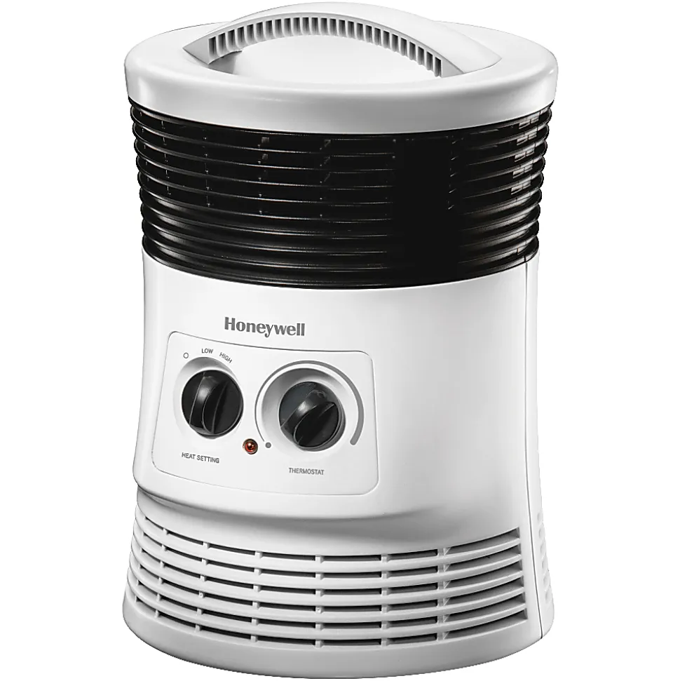 Honeywell Surround 1,500-Watt Fan-Forced Heater, Black/White