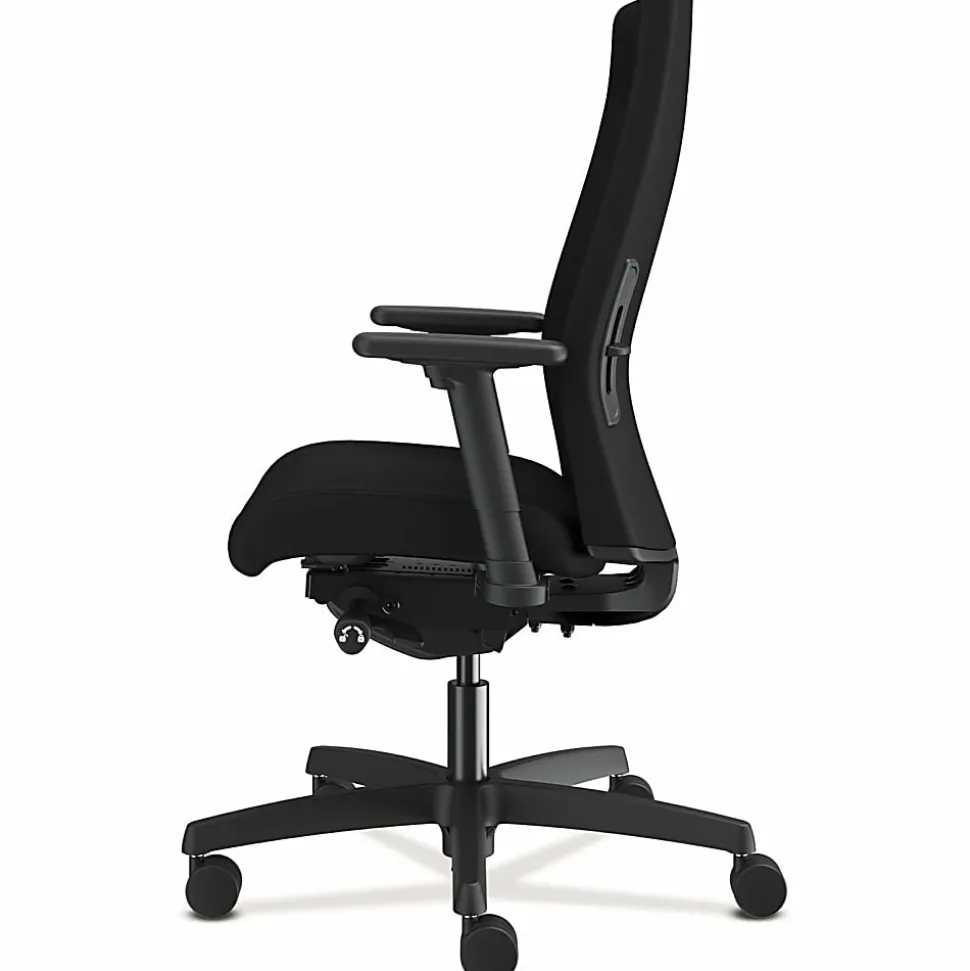 HON® Ignition® Fabric Mid-Back Task Chair, Black