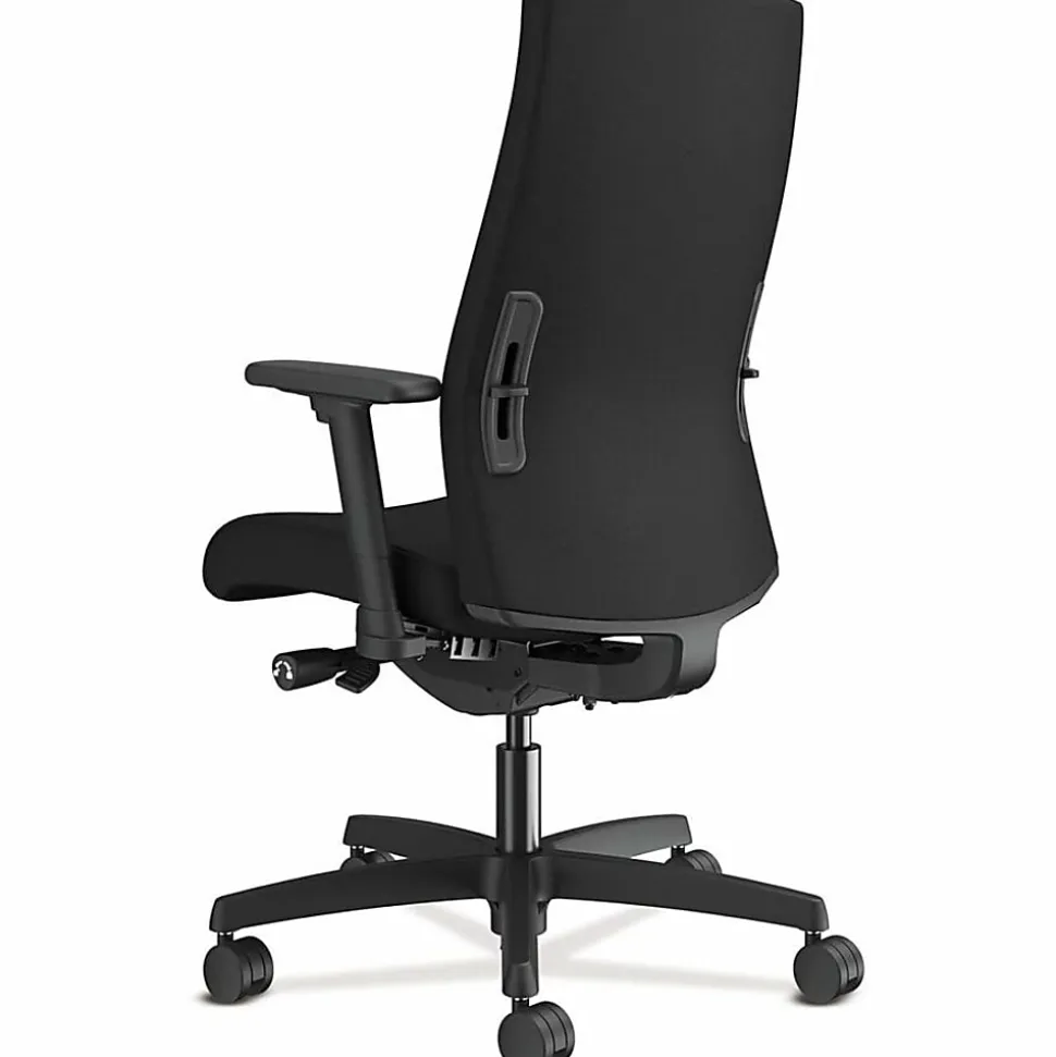 HON® Ignition® Fabric Mid-Back Task Chair, Black
