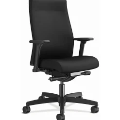 HON® Ignition® Fabric Mid-Back Task Chair, Black