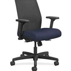 HON® Ignition 2.0 Mesh Task Chair, Synchro-Tilt Control With Seat Slider, Black/Navy
