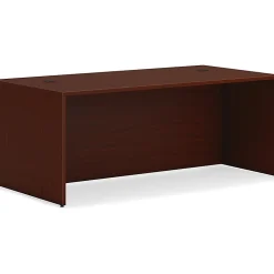 HON Mahogany Laminate Mod Desk Component, 29"H x 72"W x 36"D, Material: Metal, Mahogany Laminate