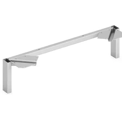 HON Mod Collection Credenza Support Legs - 7" x 30" - Finish: Silver, Metal