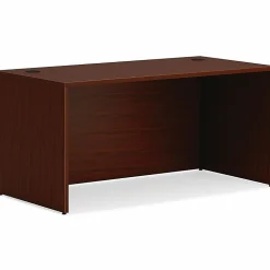 HON® Mod 60"W Rectangle Desk Shell, Mahogany