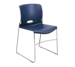 HON® Olson Stacker® Chairs, 30-5/8"H x 19-1/8"W x 21-5/8"D, Blue, Set Of 4