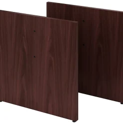 HON® Preside™ Boat-Shaped Conference Table Panel Base, Mahogany, Carton Of 2