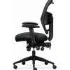 HON® Prominent Bonded Leather High-Back Executive Chair, Black