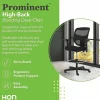 HON® Prominent High-Back Task Stool, Black