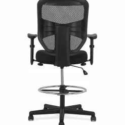 HON® Prominent High-Back Task Stool, Black