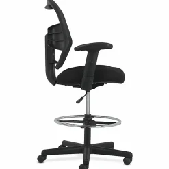 HON® Prominent High-Back Task Stool, Black