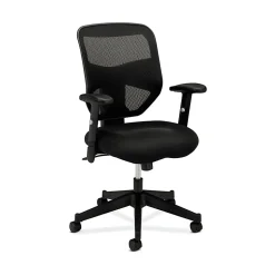 HON® Prominent™ Mesh Fabric High-Back Task Chair, Black
