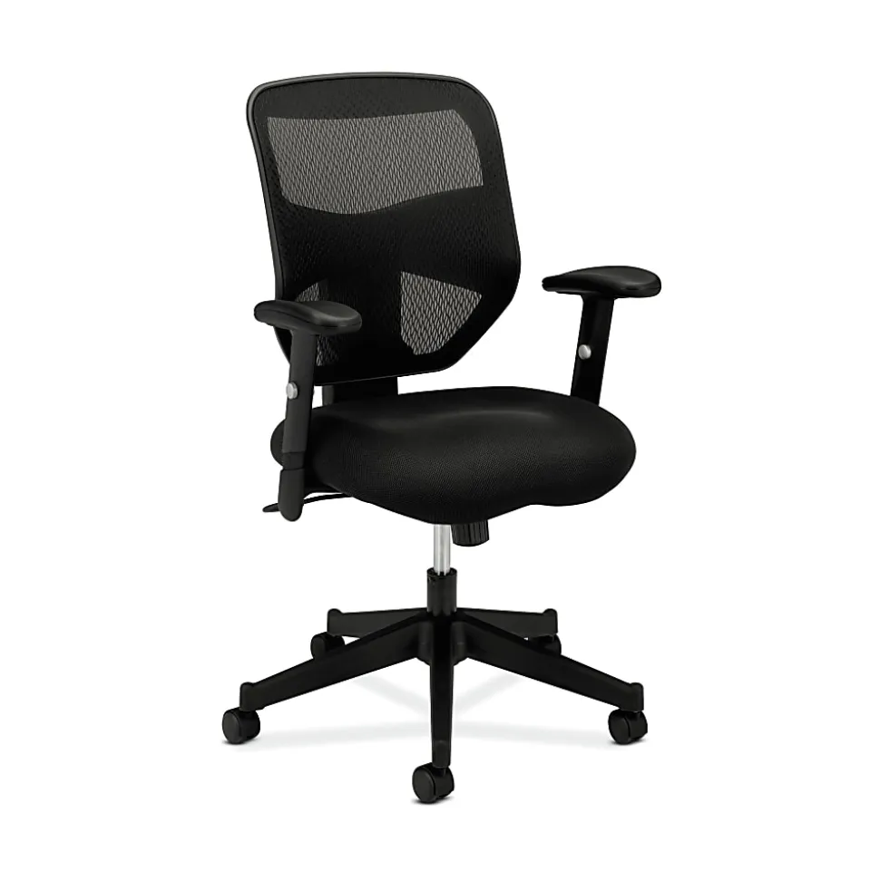 HON® Prominent™ Mesh Fabric High-Back Task Chair, Black