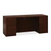 HON 10500 Series Double Pedestal Credenza with Kneespace - 72"x24"x29.5" - 4x File Drawer(s) - Double Pedestal - 105900NN