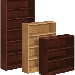 HON® 1870-Series Laminate Modular Shelving Bookcase, 3 Shelves (2 Adjustable), 36