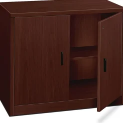 HON® 10500 Series Storage Cabinet, Mahogany