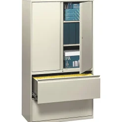 HON® 800 Series Storage Cabinet With Lateral File, 36