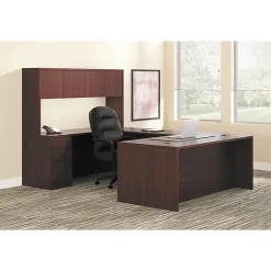 HON® 10500 Series™ 60"W Kneespace Credenza, Mahogany