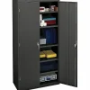 HON® Steel Storage Cabinet, 5-Shelf, Charcoal