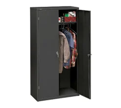 HON® Steel Storage Cabinet, 5-Shelf, Charcoal