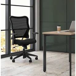 HON® VL702 Ergonomic Mesh High-Back Task Chair, Black