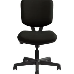 HON® Volt 5703 Bonded Leather Low-Back Chair, Black