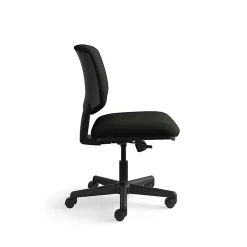 HON® Volt 5703 Bonded Leather Low-Back Chair, Black