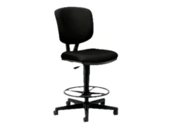 HON® Volt® 5705 Fabric Mid-Back Stool, Black