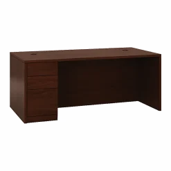 HONĀ® 10500 72" W Left-Pedestal Computer Desk, Mahogany