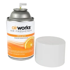 Hospeco AirWorks® Metered Aerosol Air Fresheners, Citrus Grove, 7 Fl Oz, Pack Of 12 Fresheners