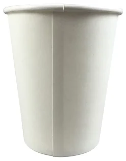 Hotel Emporium Generic Hot Cups, Individually Wrapped, 10 Oz, 100% Recycled, White, Pack Of 1,000 Cups