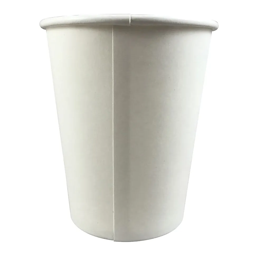 Hotel Emporium Paper Cups, 8 Oz, White, Case Of 1,000 Cups
