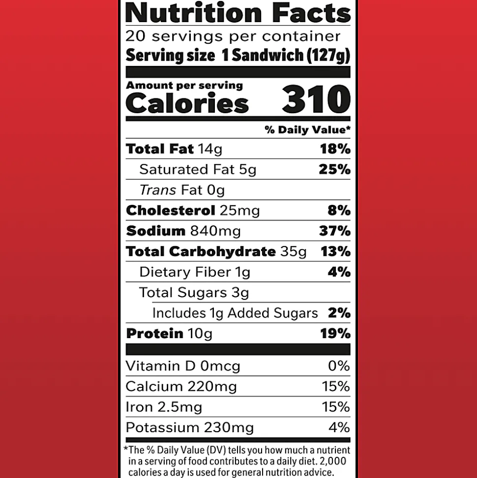 Hot Pockets Pepperoni Pizza Frozen Sandwiches, 6.38 Oz, Pack Of 20 Sandwiches