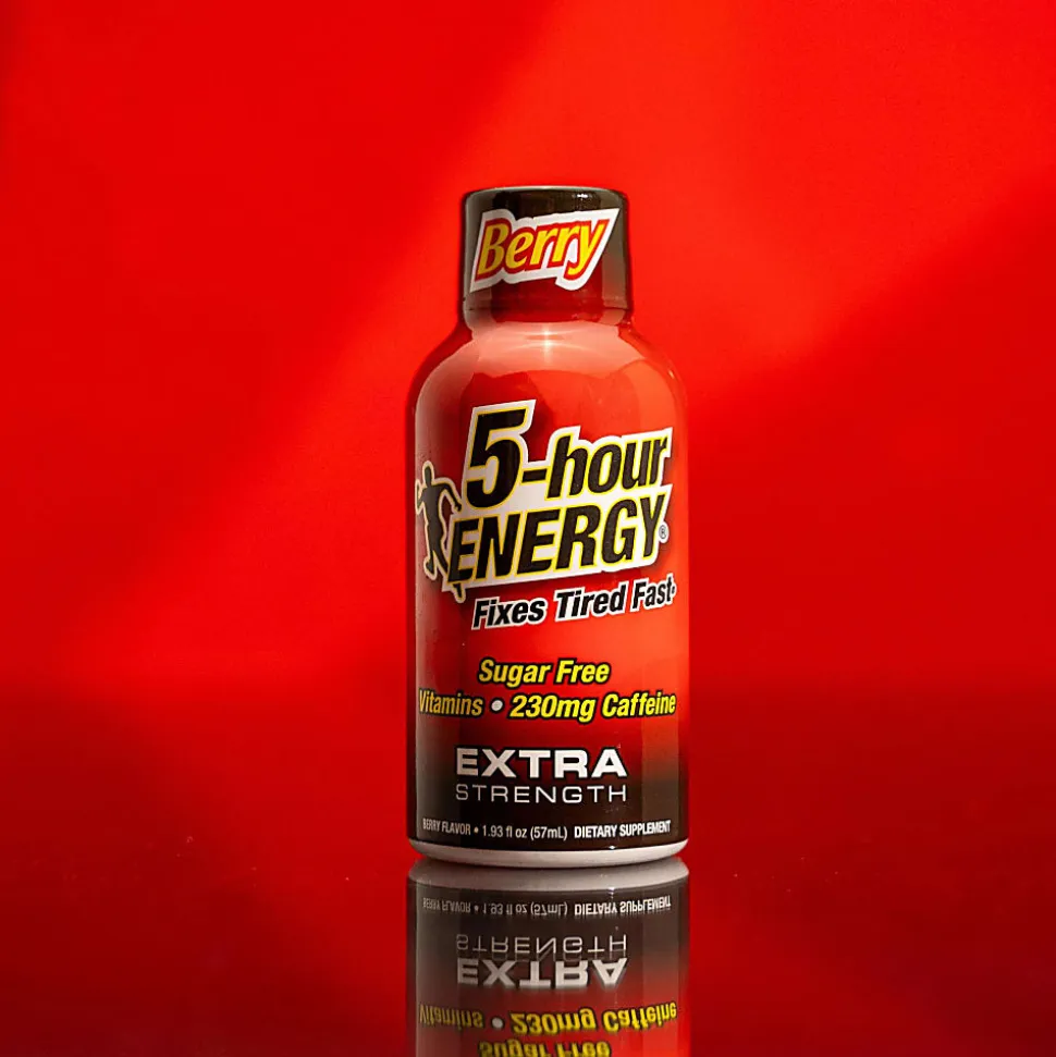 5-Hour Energy Extra-Strength Berry, 1.93 Oz, 12 Bottled Per Pack, Box Of 2 Packs