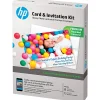 HP Advanced Photo Paper Card & Invitation Kit, Rounded Corners, White
