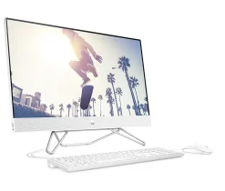HP 27-cb0026 All-In-One Desktop, 27" Screen, AMD Ryzen 5, 8GB Memory, 512GB Solid State Drive, Windows® 11, 1J7P9AA#ABA