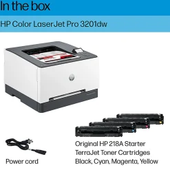 HP Color LaserJet Pro 3201dw Wireless Laser Color Printer
