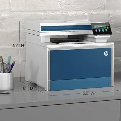 HP Color LaserJet Pro MFP 4301fdw Wireless Printer, Print, scan, copy, fax, Fast speeds, Easy setup, Mobile printing, Best for office, AI-enabled