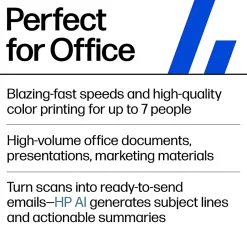 HP Color LaserJet Pro MFP 3301fdw Wireless Printer, Print, scan, copy, fax, Fast speeds, Easy setup, Mobile printing, Best for office, AI-enabled