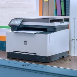 HP Color LaserJet Pro MFP 3301fdw Wireless Printer, Print, scan, copy, fax, Fast speeds, Easy setup, Mobile printing, Best for office, AI-enabled