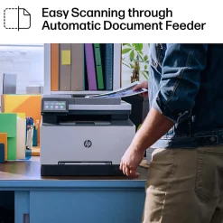 HP Color LaserJet Pro MFP 3301fdw Wireless Printer, Print, scan, copy, fax, Fast speeds, Easy setup, Mobile printing, Best for office, AI-enabled