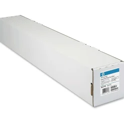 HP Designjet Large-Format Instant Dry Semigloss Photo Paper Roll, 24" x 100', 50.5 Lb, FSC Certified, White