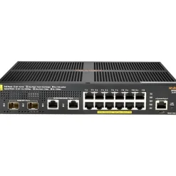 HPE 2930F 12G PoE+ 2G/2SFP+ Switch - 16 Ports - Manageable - 3 Layer Supported - Modular - 170 W Power Consumption - JL693AABA