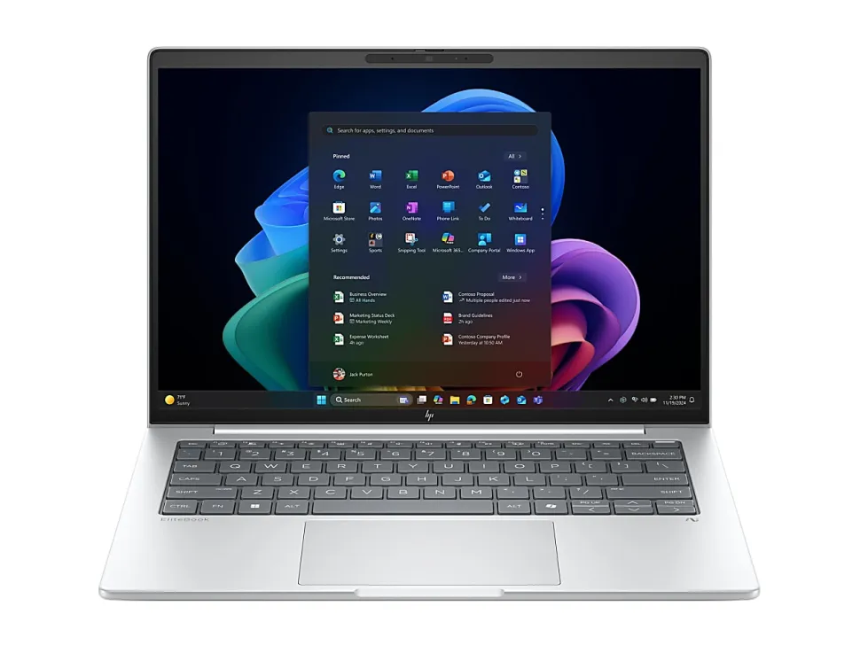 HP EliteBook 8 G1i Notebook Next Gen AI - AMD Ryzen AI 7 - 350/up to 5 GHz - Radeon 860M - 32 GB RAM - 1 TB SSD NVMe - silver - BN7X3UT#ABA