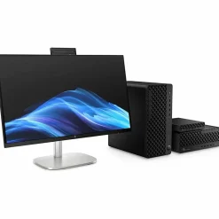 HP EliteDesk 8 G1i Desktop Computer, Intel Core Ultra 5 235T, 16 GB, 256 GB PCI Express NVMe SSD, Mini PC, Black, D32NDUTABA